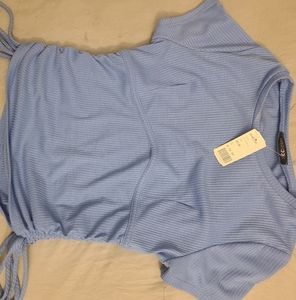 Baby blue top